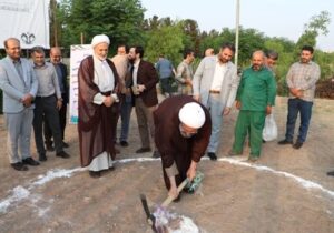 آیین کلنگ زنی احداث دانشکده معماری اسلامی دانشگاه قم
