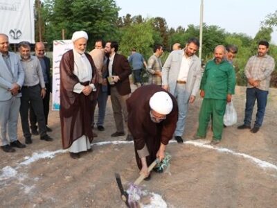 آیین کلنگ زنی احداث دانشکده معماری اسلامی دانشگاه قم
