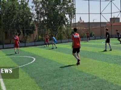 افتتاح زمین چمن مصنوعی شهید حبیبی شهرستان جعفرآباد قم