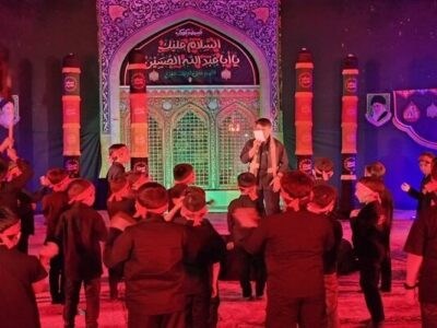 برگزاری پویش «عزادار حسینم» در حرم مطهر بانوی کرامت