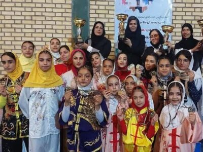 نایبقهرمانی دختران ووشوکار قمی در مسابقات کشوری