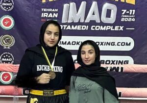 کسب مقام سوم رقابتهای کیک بوکسینگ قهرمانی