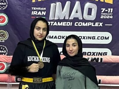کسب مقام سوم رقابتهای کیک بوکسینگ قهرمانی