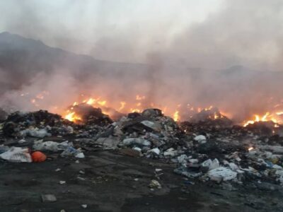 پسماندسوزی جرم است/ آتش سوزی در سایت نخالههای ساختمانی پیگیری قضایی خواهد شد