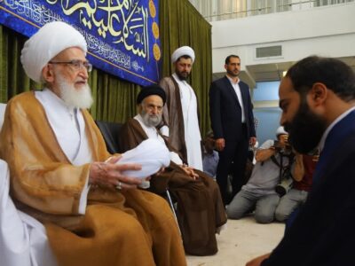 عمامهگذاری طلاب قم در روز میلاد پیامبر اکرم(ص) و امام صادق(ع)