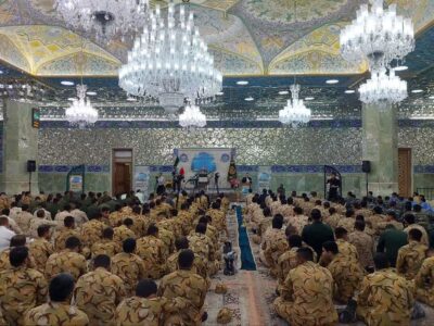 مراسم گرامیداشت روز سرباز در قم برگزار شد