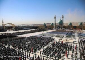 آیین عهد سربازی در مسجد مقدس جمکران برگزار شد