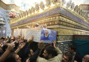 پیکر مطهر شهید دکتر “علی حیدری” در قم تشییع شد