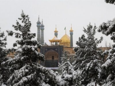 قم سفید پوش میشود