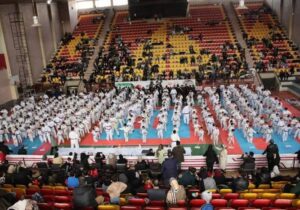 ۹ مدال رنگارنگ کشوری از آن کاراته قم