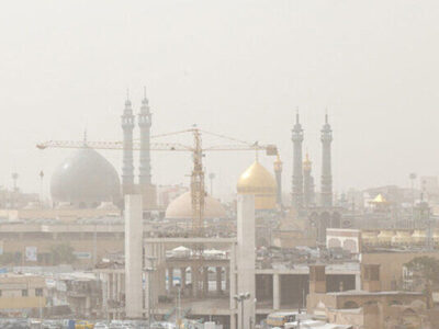 وضعیت خطرناک هوای قم؛ گرد و غبار شدید، احتیاط الزامی!