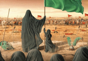 بازنمایی هنری واقعه عاشورا در سوگواره تجسمی «چادر خاکی» در قم