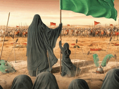بازنمایی هنری واقعه عاشورا در سوگواره تجسمی «چادر خاکی» در قم