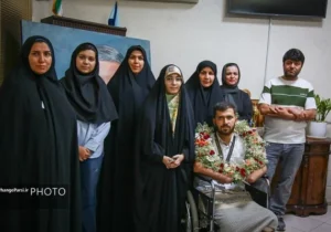 مدالی که رنگ ایثار گرفت