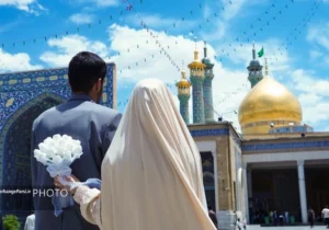 عقد ۱۳۰ زوج جوان در حرم بانوی کرامت